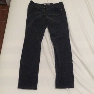 Banana Republic dark grey corduroy skinny pants